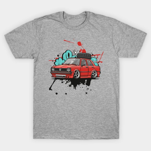 Customized Classic Cars T-Shirt by irfankokabi